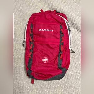 New 12L Mammut Red Hiking Backpack